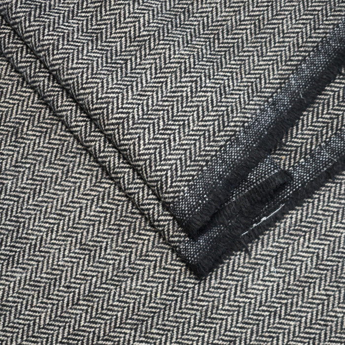 Ткань Твид костюмно пальтовая шерсть Herringbone МА1907/Cashew