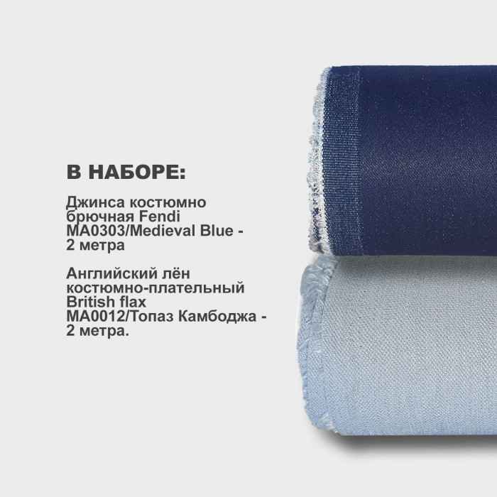 Набор тканей для шитья 23.07 Topaz