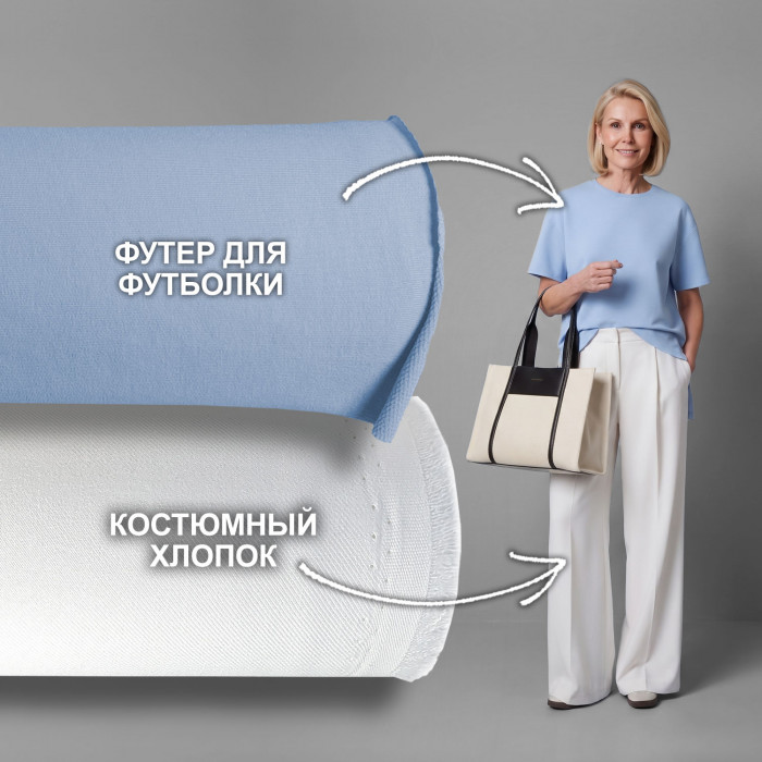 Набор тканей для шитья 13.05 Blue