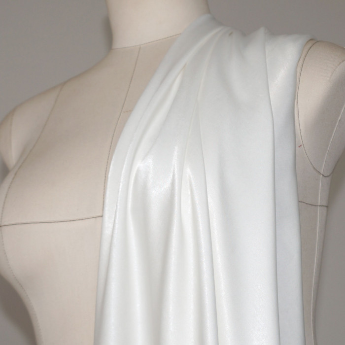 Купра Arabic silk МА02/Меренга для пошива платья по выкройке Helpersew