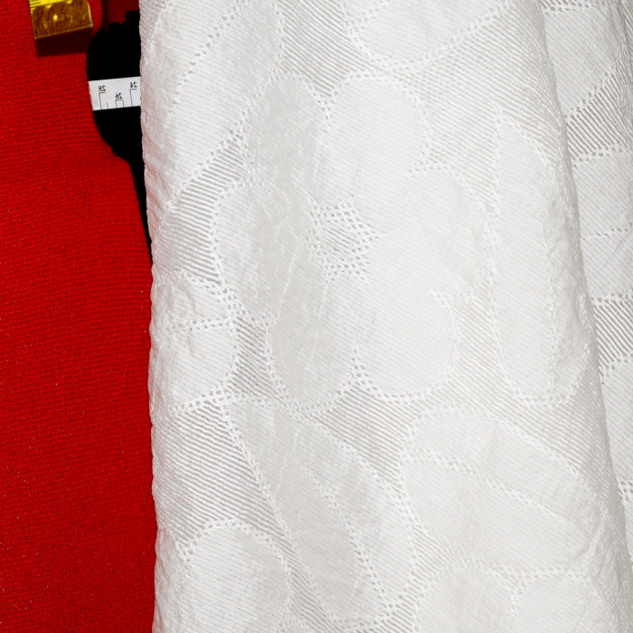 Жоржет хлопок DR0412/White Swan для пошива платья по выкройке Burda 05/2025 