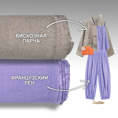 Набор тканей для шитья 06.08 Лаванда